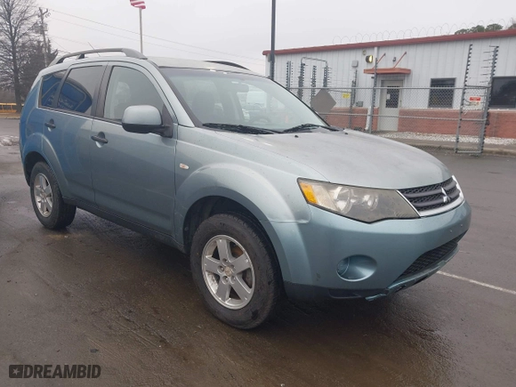2007 Mitsubishi Outlander ES with VIN JA4MS31X57U010562, listed as a IAAI auction lot 41446868 with 115,464 mi miles. Bid and sale history available at carsss.com. Image 1.