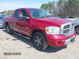2008 Dodge 1500 SLT with VIN 1D7HA18268S512458, listed as a IAAI auction lot 41813357 with 201,253 mi miles and . Bid and sale history available at DreamBid. Image 1.