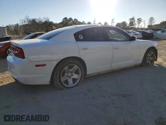 2012 Dodge Charger Police with VIN 2C3CDXAG9CH280480, listed as a Copart auction lot 87419724 with 135,677 mi miles and Salvage Title. Bid and sale history available at carsss.com. Image 3.