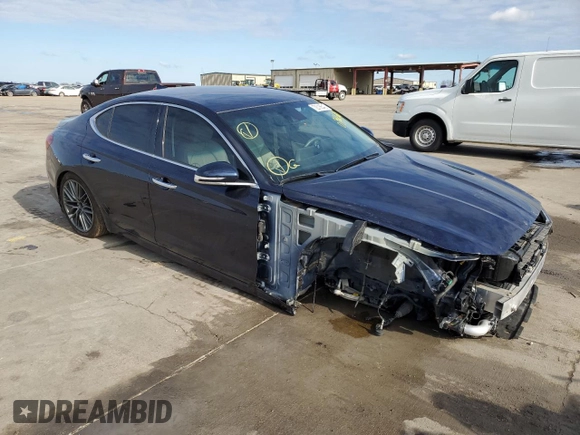 2019 Genesis G70 Advanced z VIN KMTG64LA4KU036568, wystawiony jako Copart lot #72016542 z przebiegiem 54 217 mil mil oraz . Historia ofert i sprzedaży dostępna na DreamBid. Obrazek 4.