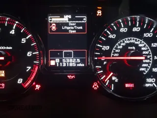 2018 Subaru WRX Premium with VIN JF1VA1C69J9809055, listed as a IAAI auction lot 41791789 with 113,185 mi miles. Bid and sale history available at carsss.com. Image 15.