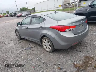 2012 Hyundai Elantra Limited with VIN KMHDH4AE6CU282875, listed as a IAAI auction lot 42341052 with 215,231 mi miles and . Bid and sale history available at DreamBid. Image 3.