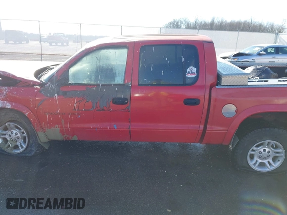 2002 Dodge Dakota Sport with VIN 1B7HG38N42S715838, listed as a IAAI auction lot 41229054 with 1 mi miles. Bid and sale history available at carsss.com. Image 15.