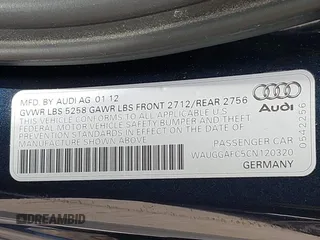 2012 Audi A6 Premium Plus z VIN WAUGGAFC5CN120320, wystawiony jako IAAI lot #42559276 z przebiegiem 106 261 mil mil oraz . Historia ofert i sprzedaży dostępna na DreamBid. Obrazek 9.