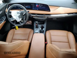 2024 Cadillac XT4 FWD Sport with VIN 1GYFZER46RF100076, listed as a Copart auction lot 45741285 with 11,616 mi miles and Salvage title. Bid and sale history available at DreamBid. Image 8.
