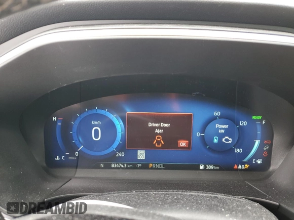 2021 Ford Escape Titanium Hybrid с VIN 1FMCU9DZ6MUA77030, выставлен на аукционе Copart как лот 41830245 с пробегом 83 474 миль миль и Списание • Salvage title. История ставок и продаж доступна на DreamBid. Изображение 9.