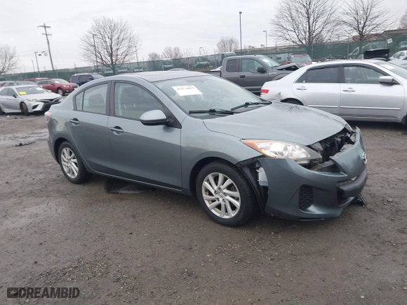 2012 Mazda Mazda3 i Touring with VIN JM1BL1VF4C1502088, listed as a IAAI auction lot 41474683 with 138,156 mi miles. Bid and sale history available at carsss.com. Image 1.