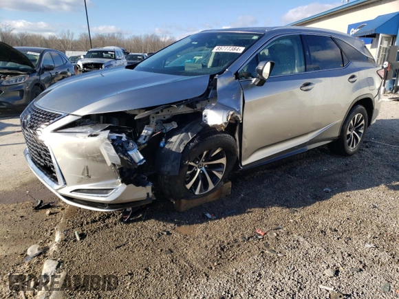2021 Lexus RX with VIN JTJHZKFA8M2032738, listed as a Copart auction lot 85777384 with 56,031 mi miles and Non Repairable. Bid and sale history available at carsss.com. Image 1.