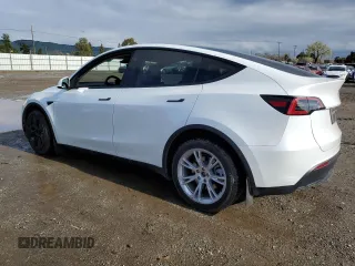 2023 Tesla Model Y Long Range with VIN 7SAYGDEEXPF844622, listed as a Copart auction lot 49094465 with 35,191 mi miles and Salvage Title. Bid and sale history available at DreamBid. Image 2.