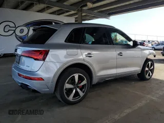2024 Audi Q5 S line Premium Plus with VIN WA1EAAFY6R2003275, listed as a Copart auction lot 57482135 with 13,350 mi miles and Salvage title. Bid and sale history available at DreamBid. Image 3.