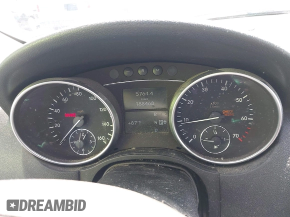 2006 Mercedes-Benz M 350 with VIN 4JGBB86E96A096200, listed as a IAAI auction lot 42108284 with 188,468 mi miles and . Bid and sale history available at DreamBid. Image 7.