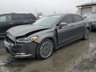 2018 Ford Fusion Titanium with VIN 3FA6P0D92JR193919, listed as a Copart auction lot 42188094 with 99,939 mi miles and Salvage title. Bid and sale history available at DreamBid. Image 1.