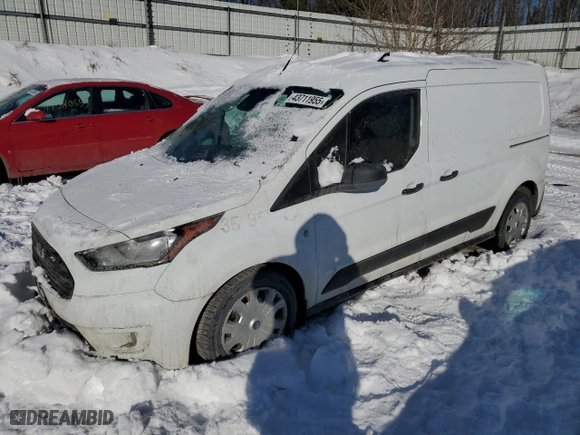 2022 Ford Transit Connect Van XLT with VIN NM0LS7T25N1521498, listed as a Copart auction lot 43711955 with 244,457 mi miles and Clean Title. Bid and sale history available at carsss.com. Image 1.