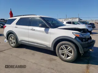 2020 Ford Explorer XLT with VIN 1FMSK7DH1LGA14153, listed as a Copart auction lot 47699275 with 100,555 mi miles and Salvage Title. Bid and sale history available at DreamBid. Image 4.