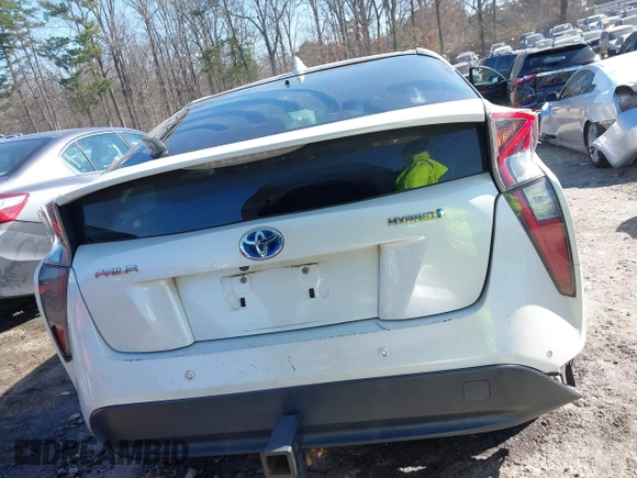2018 Toyota Prius Two with VIN JTDKBRFU5J3076265, listed as a IAAI auction lot 41646990 with 216,021 mi miles. Bid and sale history available at carsss.com. Image 16.