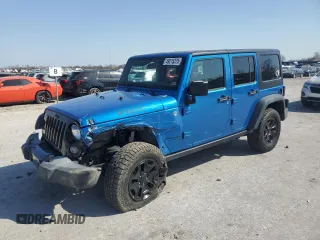 2016 Jeep Wrangler Unlimited Sport with VIN 1C4BJWDG3GL296463, listed as a Copart auction lot 49215375 with 115,080 mi miles and Salvage Title. Bid and sale history available at DreamBid. Image 1.