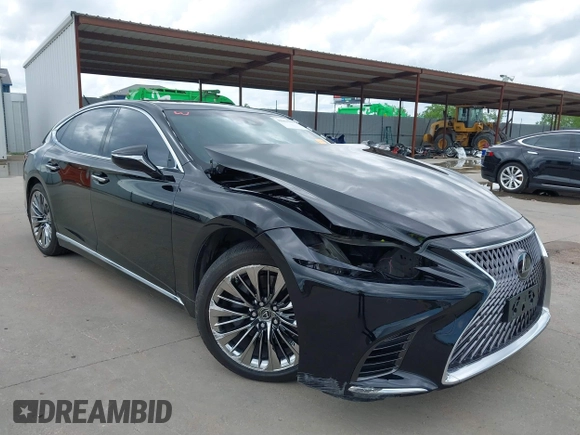 2020 Lexus LS 500 with VIN JTHD51FF1L5011017, listed as a IAAI auction lot 42061399 with 31,341 mi miles and . Bid and sale history available at DreamBid. Image 1.
