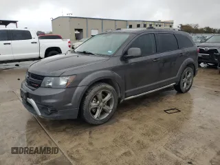 2017 Dodge Journey Crossroad Plus with VIN 3C4PDCGBXHT708511, listed as a Copart auction lot 83640954 with 201,352 mi miles and Salvage Title. Bid and sale history available at carsss.com. Image 1.