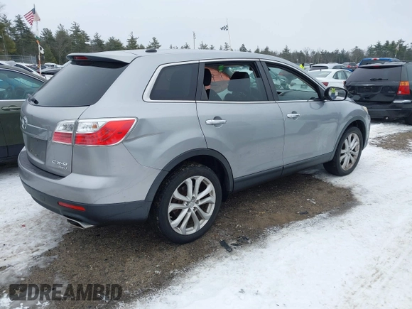 2012 Mazda CX-9 Grand Touring with VIN JM3TB3DV2C0353558, listed as a IAAI auction lot 41397266 with 158,843 mi miles and . Bid and sale history available at DreamBid. Image 4.