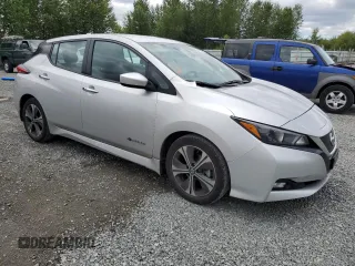 2019 Nissan LEAF SV with VIN 1N4AZ1CP0KC321892, listed as a Copart auction lot 64517345 with 36,840 mi miles and Salvage title. Bid and sale history available at DreamBid. Image 4.