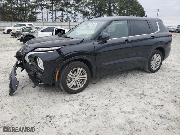 2024 Mitsubishi Outlander ES with VIN JA4J3UA87RZ025570, listed as a Copart auction lot 86778764 with 8,762 mi miles and Salvage Title. Bid and sale history available at carsss.com. Image 1.