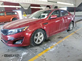 2015 Kia Optima LX with VIN 5XXGM4A78FG435796, listed as a Copart auction lot 45652035 with 160,528 mi miles and Salvage Title. Bid and sale history available at carsss.com. Image 1.