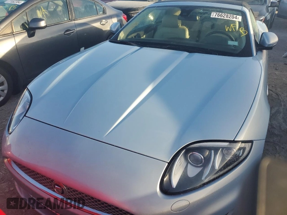 2014 Jaguar XK with VIN SAJWA4GB1ELB53454, listed as a Copart auction lot 76628204 with 0 mi miles and Non Repairable. Bid and sale history available at carsss.com. Image 5.