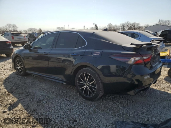 2021 Toyota Camry SE Nightshade with VIN 4T1G11AK4MU412661, listed as a Copart auction lot 48388285 with 79,314 mi miles and Salvage Title. Bid and sale history available at carsss.com. Image 2.
