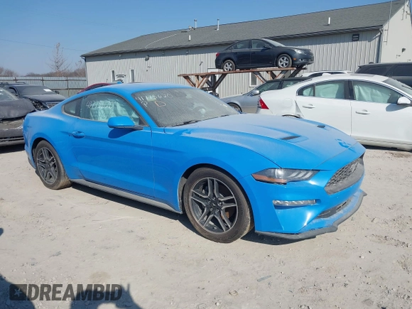 2022 Ford Mustang EcoBoost with VIN 1FA6P8TH4N5130370, listed as a IAAI auction lot 41775620 with 34,130 mi miles and . Bid and sale history available at DreamBid. Image 1.
