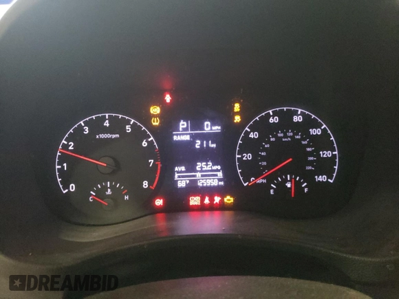2018 Hyundai Accent SEL with VIN 3KPC24A35JE006750, listed as a Copart auction lot 80789103 with 125,958 mi miles. Bid and sale history available at carsss.com. Image 9.