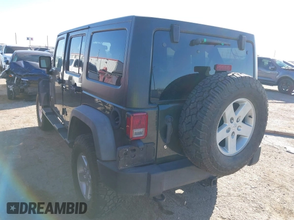 2015 Jeep Wrangler Unlimited Sport with VIN 1C4BJWDG5FL745673, listed as a IAAI auction lot 41681043 with 97,605 mi miles and . Bid and sale history available at DreamBid. Image 3.