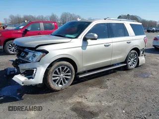 2018 Ford Expedition Limited with VIN 1FMJU1KT6JEA06679, listed as a IAAI auction lot 41675664 with 154,902 mi miles. Bid and sale history available at carsss.com. Image 2.