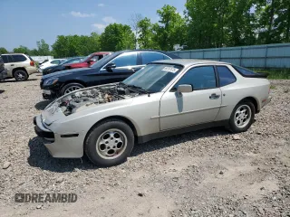 1984 Porsche 944 z VIN WP0AA0944EN453698, wystawiony jako Copart lot #59757475 z przebiegiem 17 718 mil mil oraz Szkoda całkowita • Salvage title. Historia ofert i sprzedaży dostępna na DreamBid. Obrazek 1.