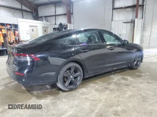 2023 Honda Accord Sport-L with VIN 1HGCY2F70PA070674, listed as a Copart auction lot 57329425 with 26,861 mi miles and Salvage title. Bid and sale history available at DreamBid. Image 3.