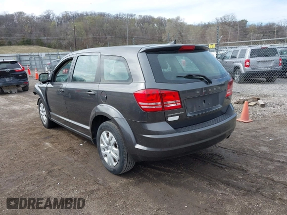 2014 Dodge Journey American Value with VIN 3C4PDCAB7ET151254, listed as a IAAI auction lot 41962026 with 161,115 mi miles and . Bid and sale history available at DreamBid. Image 3.