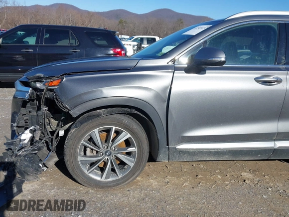 2019 Hyundai Santa Fe Limited with VIN 5NMS5CAD3KH033218, listed as a IAAI auction lot 41509237 with 95,152 mi miles. Bid and sale history available at carsss.com. Image 17.