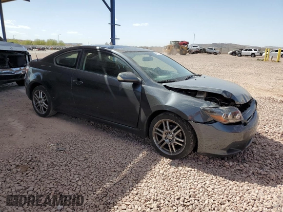2010 Scion tC with VIN JTKDE3B70A0312506, listed as a Copart auction lot 48233795 with 134,695 mi miles and Salvage Title. Bid and sale history available at carsss.com. Image 4.