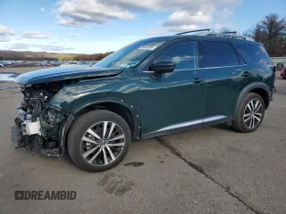 2023 Nissan Pathfinder Platinum with VIN 5N1DR3DJ5PC255372, listed as a Copart auction lot 85043594 with 6,518 mi miles and Salvage title. Bid and sale history available at DreamBid. Image 1.