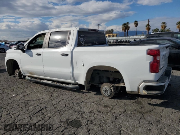 2021 Chevrolet Silverado 1500 Custom with VIN 3GCPWBEK2MG473922, listed as a Copart auction lot 42142875 with Not Provided miles and Salvage Title. Bid and sale history available at DreamBid. Image 2.
