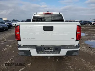 2022 Chevrolet Colorado 4WD LT with VIN 1GCGTCEN5N1244627, listed as a Copart auction lot 80997994 with 55,261 mi miles and Salvage title. Bid and sale history available at DreamBid. Image 6.