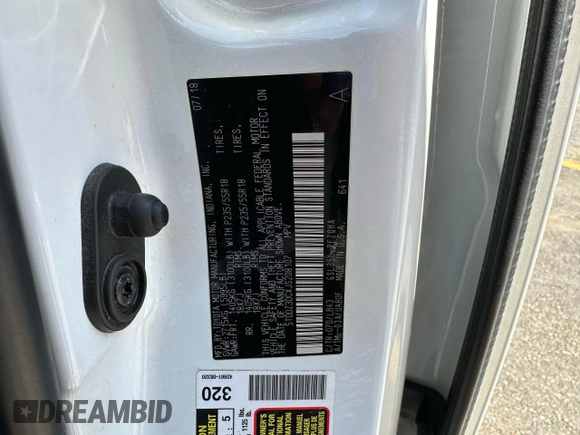 2018 Toyota Sienna XLE with VIN 5TDDZ3DCXJS208107, listed as a Copart auction lot 54538135 with 173,741 mi miles and Clean title. Bid and sale history available at DreamBid. Image 10.