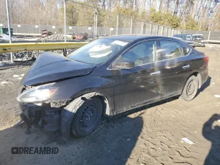 2018 Nissan Sentra S with VIN 3N1AB7AP0JY316849, listed as a Copart auction lot 41911685 with 106,384 mi miles and Salvage Title. Bid and sale history available at carsss.com. Image 1.