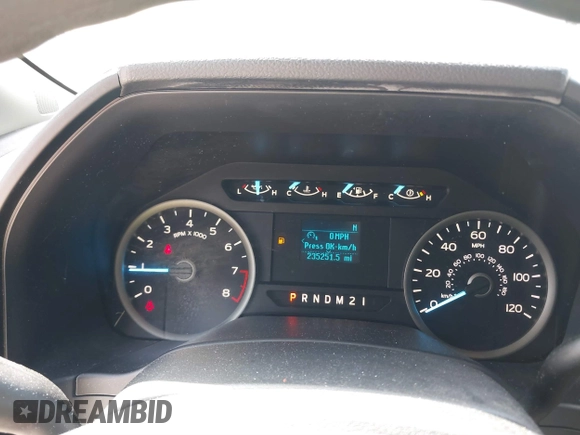2018 Ford F-150 XL with VIN 1FTEX1EB4JFA77373, listed as a IAAI auction lot 41813197 with 235,251 mi miles and . Bid and sale history available at DreamBid. Image 7.