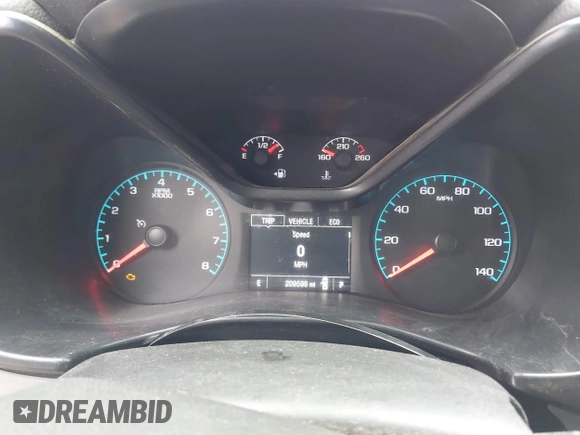 2016 Chevrolet Colorado 4WD WT with VIN 1GCGTBE34G1330488, listed as a IAAI auction lot 41500876 with 209,598 mi miles. Bid and sale history available at carsss.com. Image 7.