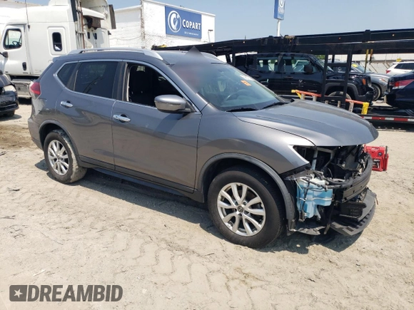 2017 Nissan Rogue S with VIN KNMAT2MV9HP592739, listed as a Copart auction lot 59557825 with 216,268 mi miles and Salvage title. Bid and sale history available at DreamBid. Image 4.