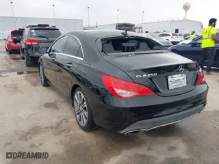 2017 Mercedes-Benz CLA with VIN WDDSJ4EBXHN413328, listed as a IAAI auction lot 41918396 with 101,043 mi miles. Bid and sale history available at carsss.com. Image 3.