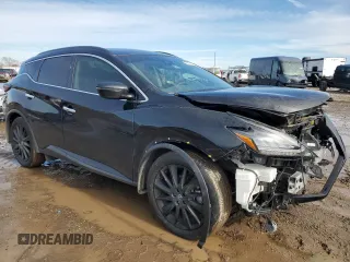 2022 Nissan Murano SV z VIN 5N1AZ2BS3NC130781, wystawiony jako Copart lot #88874085 z przebiegiem 39 040 mil mil oraz Szkoda całkowita • Salvage title. Historia ofert i sprzedaży dostępna na DreamBid. Obrazek 4.