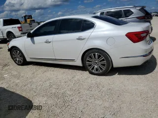 2015 Kia Cadenza Premium with VIN KNALN4D7XF5195899, listed as a Copart auction lot 74051464 with 87,339 mi miles and Salvage Title. Bid and sale history available at carsss.com. Image 2.