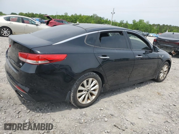 2016 Kia Optima EX with VIN 5XXGU4L36GG074645, listed as a Copart auction lot 53201155 with 126,111 mi miles and Salvage Title. Bid and sale history available at carsss.com. Image 3.