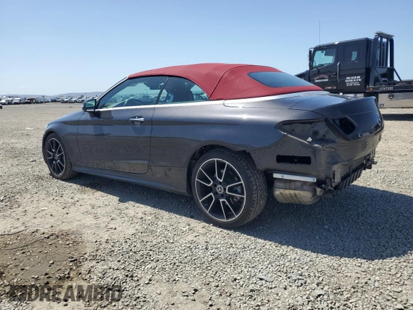 2021 Mercedes-Benz C 300 with VIN W1KWK8DB6MG101030, listed as a Copart auction lot 52044745 with 46,889 mi miles and Salvage title. Bid and sale history available at DreamBid. Image 2.